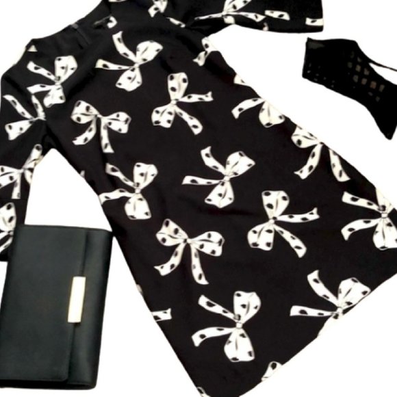 Banana Republic White and Black Petite Dress - Picture 2 of 7